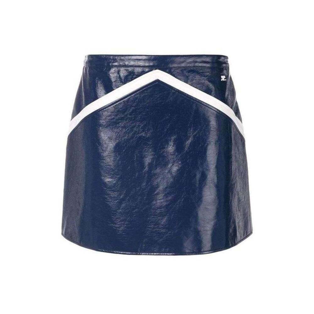 Balmain - Black Chevron Fringed Mini Skirt - FR 40